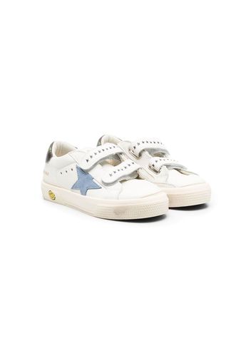 Golden Goose Kids Old School Young touch-strap sneakers - Bianco