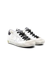 Golden Goose Kids Sneakers Superstar con effetto vissuto - Bianco