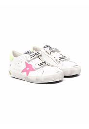 Golden Goose Kids Old School touch-stap sneakers - Bianco