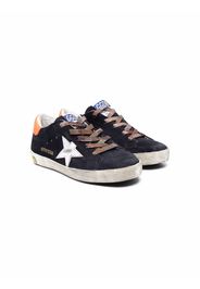 Golden Goose Kids Sneakers con decorazione - Bianco Super Star touch-strap sneakers - Bianco