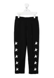 Golden Goose Kids logo tracksuit bottoms - Nero