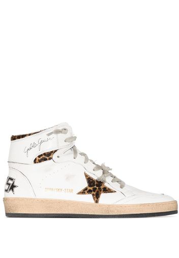 Golden Goose Sneakers alte Sky-Star - Bianco