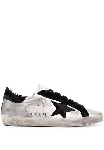 Golden Goose Sneakers Super-Star - Argento