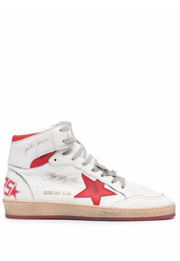 Golden Goose Sky-Star high-top sneakers - Bianco