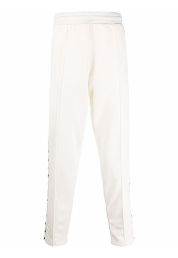Golden Goose star-trim tailored track pants - Bianco