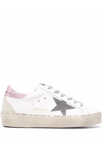 Golden Goose Hi Star leather sneakers - Bianco