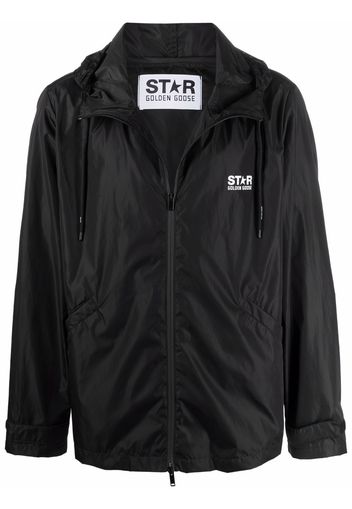 Golden Goose Daris star-print windbreaker jacket - Nero