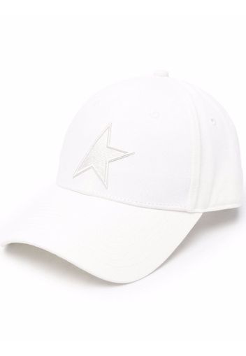 Golden Goose embroidered-star baseball cap - Bianco
