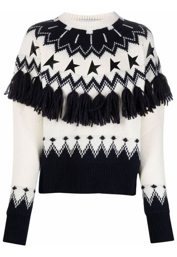 Golden Goose Deidra Norway Jacquard wool jumper - Toni neutri