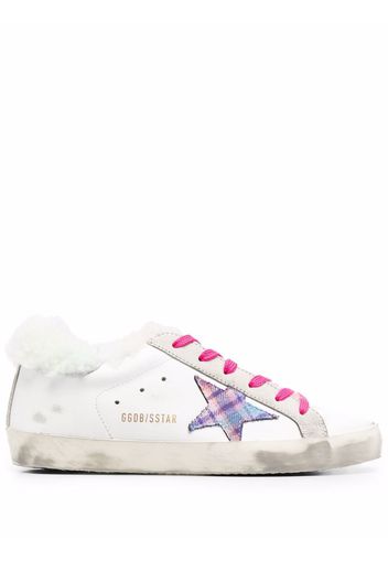 Golden Goose faux-fur Super-Star sneakers - Bianco