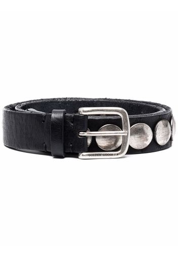 Golden Goose studded buckle belt - Nero