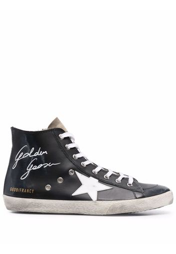 Golden Goose Sneakers con applicazione - Nero