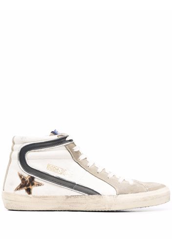 Golden Goose Slide high top sneakers - Bianco