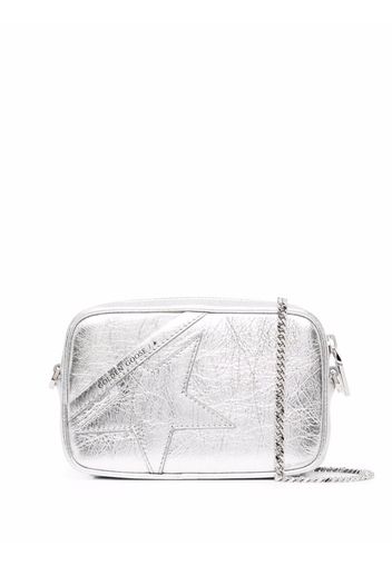 Golden Goose Mini Star metallic crossbody bag - Argento