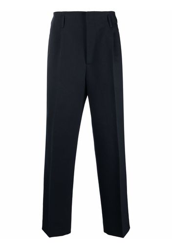 Golden Goose pressed-crease straight-leg trousers - Blu