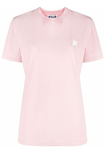 Golden Goose logo-print T-shirt - Rosa