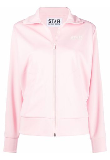 Golden Goose high neck zip-up track jacket - Rosa