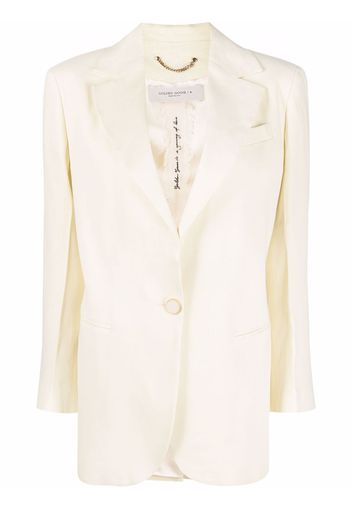 Golden Goose Journey single-breasted blazer - Giallo