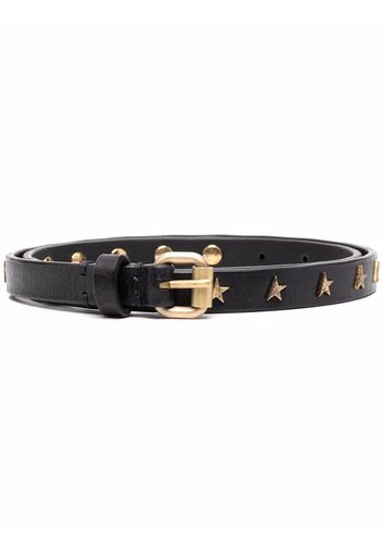 Golden Goose studded leather belt - Nero