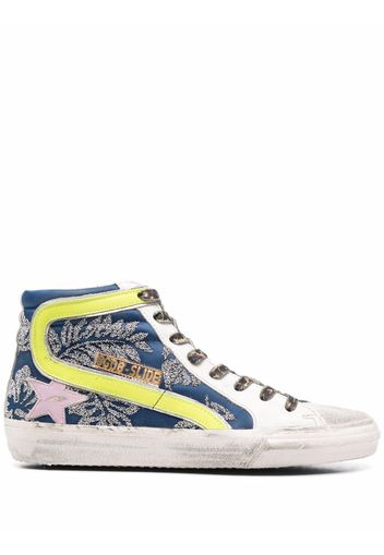 Golden Goose Slide high-top sneakers - Blu