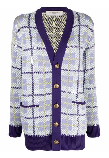 Golden Goose Journey Collection checked cardigan - Viola