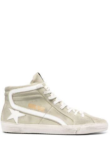 Golden Goose Slide high-top sneakers - Verde