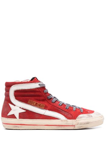 Golden Goose Slide hi-top sneakers - Rosso