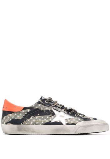 Golden Goose Super-Star low-top sneakers - BLACK/GREEN CAMOUFLA