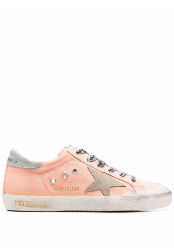 Golden Goose star-patch lace-up sneakers - Rosa