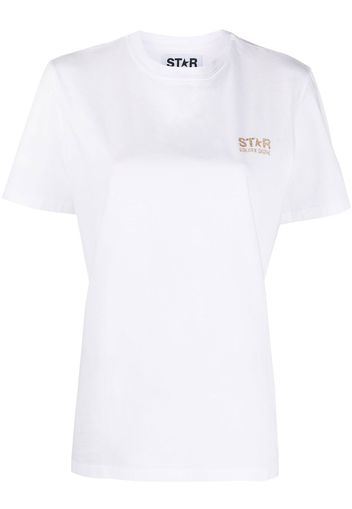 Golden Goose logo-print cotton T-shirt - Bianco