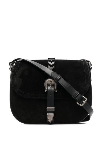 Golden Goose suede shoulder bag - Nero