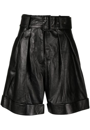 Golden Goose Shorts a gamba ampia - Nero