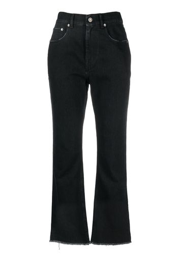 Golden Goose Jeans dritti crop - Nero