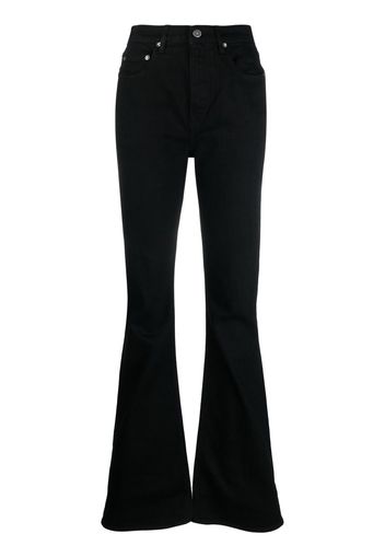 Golden Goose star-stud flared jeans - Nero