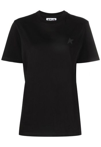 Golden Goose logo-embroidered short-sleeved T-shirt - Nero