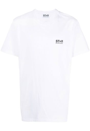 Golden Goose logo-print short-sleeve T-shirt - Bianco