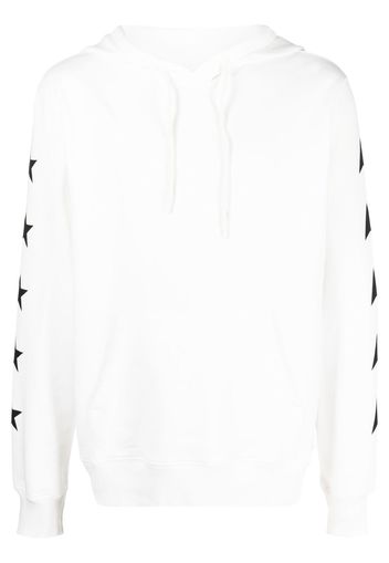 Golden Goose star-print pullover hoodie - Bianco