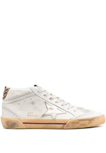 Golden Goose Superstar contrast heel sneakers - Bianco