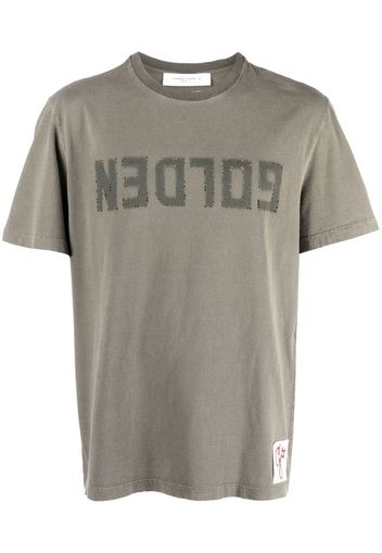 Golden Goose T-shirt con stampa - Verde