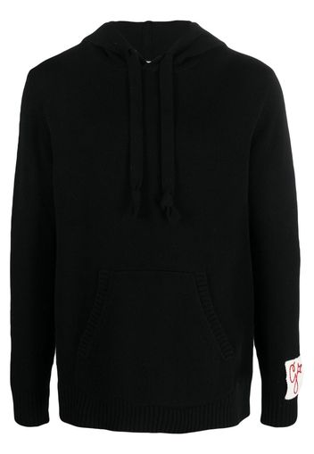 Golden Goose wool drawstring hoodie - Nero