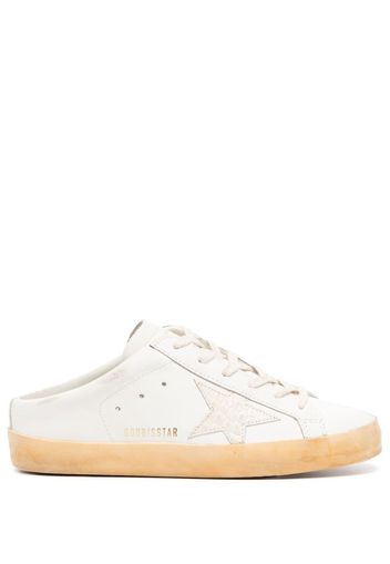 Golden Goose Superstar leather mules - Bianco