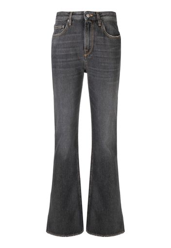 Golden Goose high-rise flared jeans - Nero