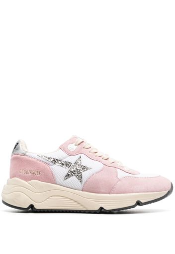 Golden Goose Running-Sole suede sneakers - Rosa