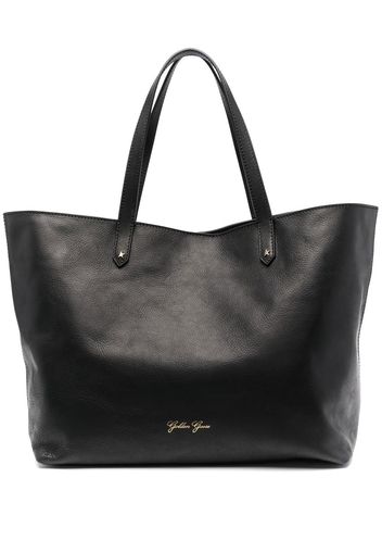 Golden Goose Borsa tote con stampa - Nero