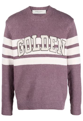 Golden Goose ribbed-knit crew neck sweatshirt - Multicolore