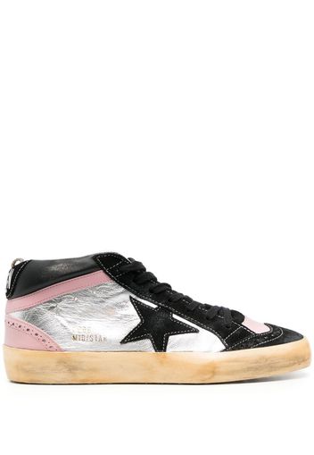 Golden Goose Mid-Star panelled sneakers - Nero