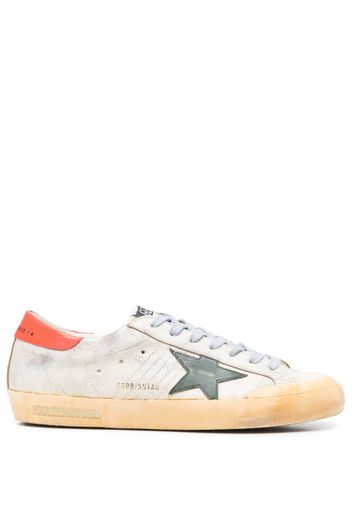 Golden Goose Super-Star distressed low-top sneakers - Toni neutri