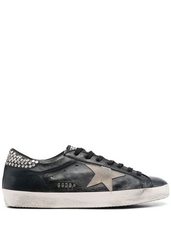 Golden Goose star-patch lace-up sneakers - Nero