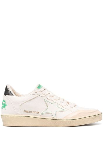 Golden Goose Ball Star low-top canvas sneakers - Toni neutri