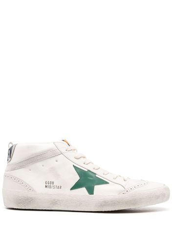 Golden Goose Mid Star leather sneakers - Bianco